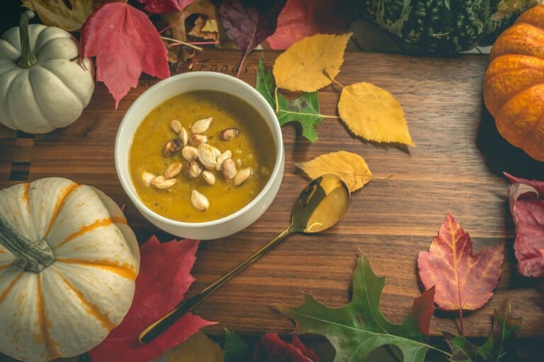 Jamie Oliver’s Silky Tuscan Pumpkin Soup with Parmesan-Sage Croutons
